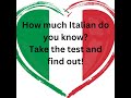 Free Italian Language Assessment Test   Discover Your Level Today