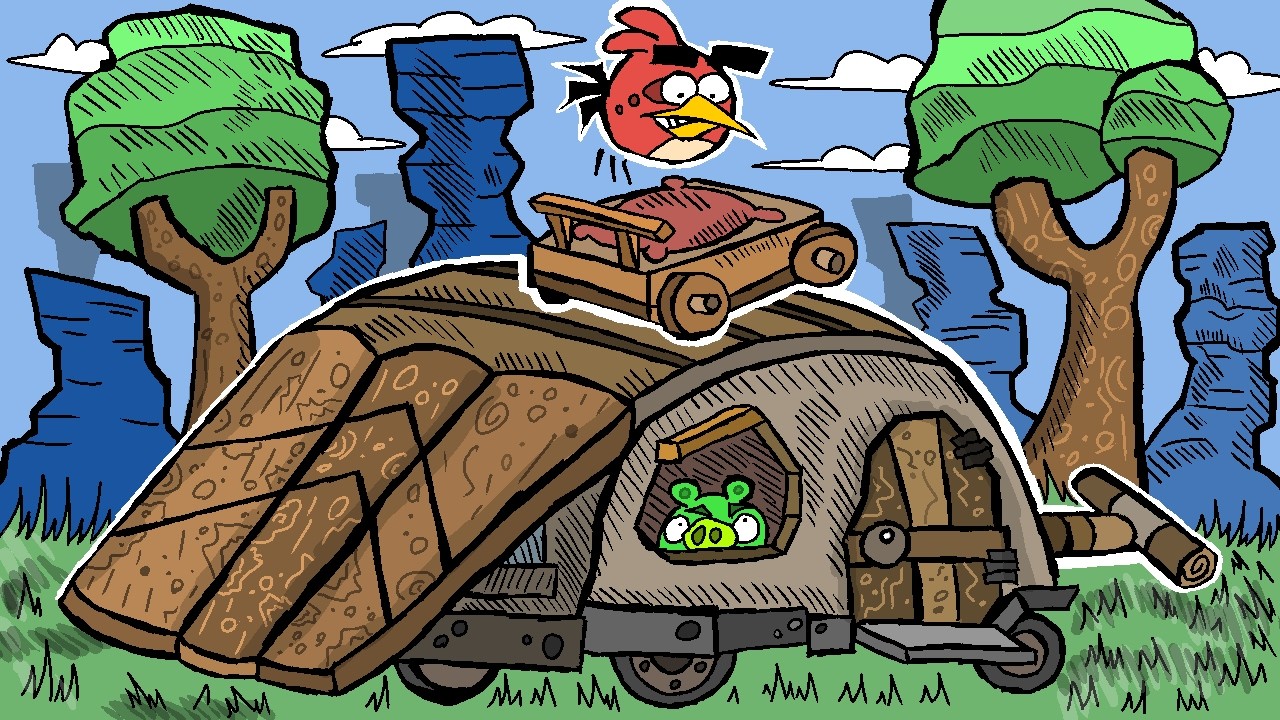 Ретроспектива Angry Birds Go!