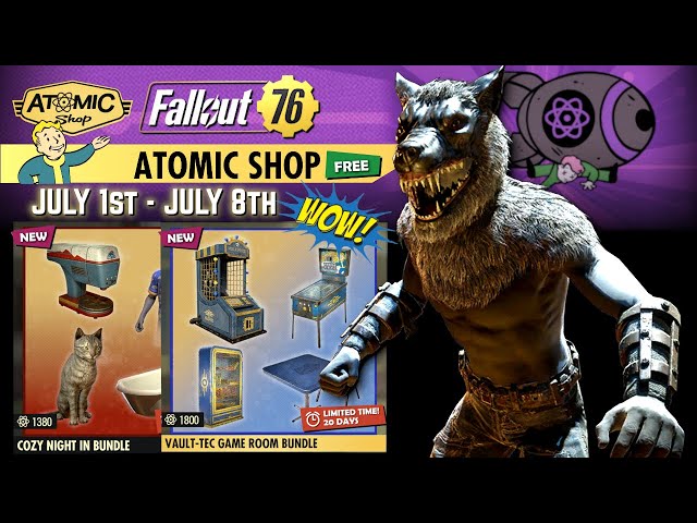 Fallout 76 - VAULT TEC GAME ROOM BUNDLE!!! Daily & Weekly