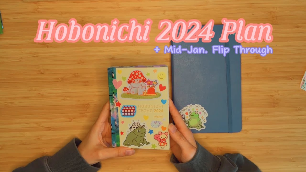 my hobonichi 2024 plan as a first timer! | mid-Jan flip through