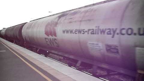 DB Schenker Class 66 Number 66004 Passing Tamworth Working A Oil Tank Train