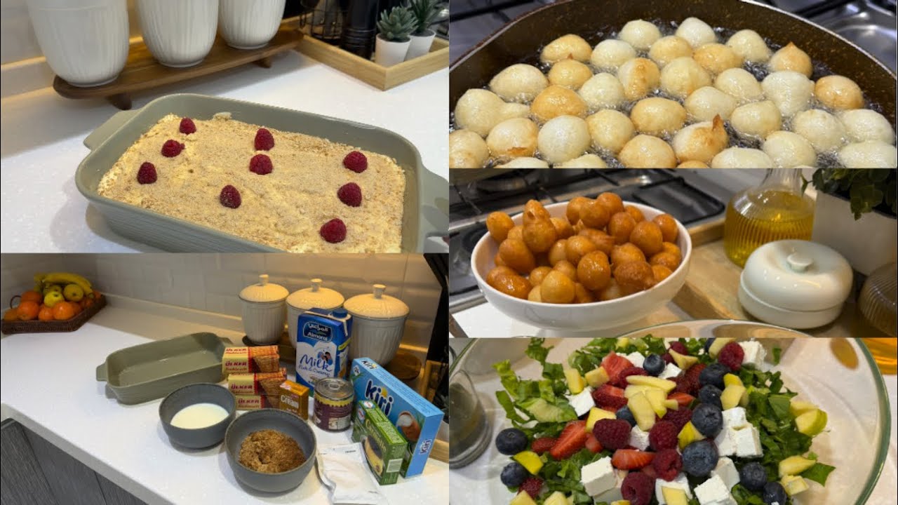 ٨ رمضان 2026🌙✨ حلا رمضاني بارررررد لبعد التراويح حلا بسكويت الشاهي 🥮🍷 سلطة التوتيات 