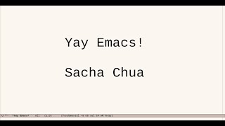 Celebrity YE23: Explore Emacs starter kits and other resources Profile