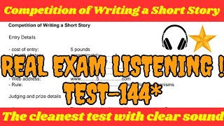 competition of writing a short story ielts listening test with answers
