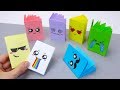 DIY Kawaii notebook of 1 sheet of paper | DIY MINI NOTEBOOKS WITHOUT GLUE