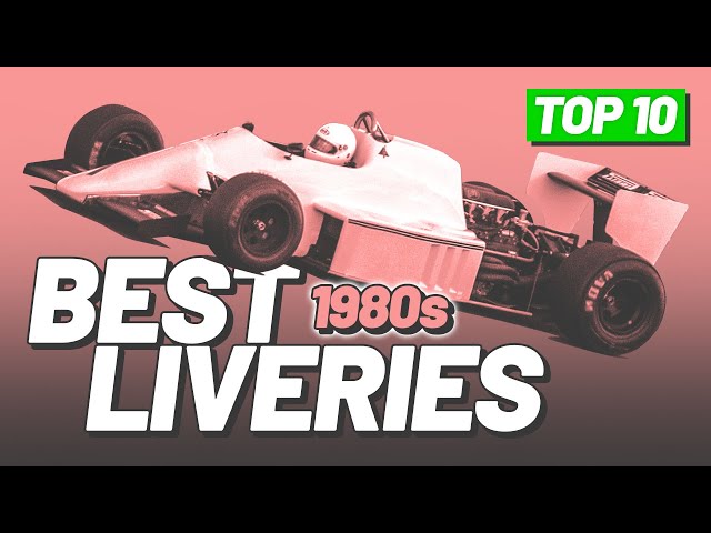 Top 10 BEST Formula 1 Liveries of the 80's - YouTube