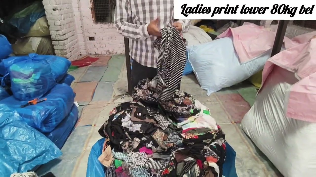 #ladies #print #lower80kg bel #taiwan #premium #folded #collection #panipat #export #surplus #market