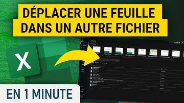 Déplacer une feuille Excel dans un nouveau fichier