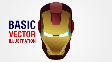 Iron Man Head Illustration in Coreldraw X7| Graphic Design 4u