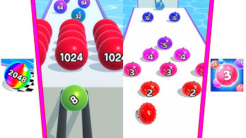 🚀 Ball Run 2048 Vs Marble Run 3D All Levels Gameplay New Big Update 4K Nr 46
