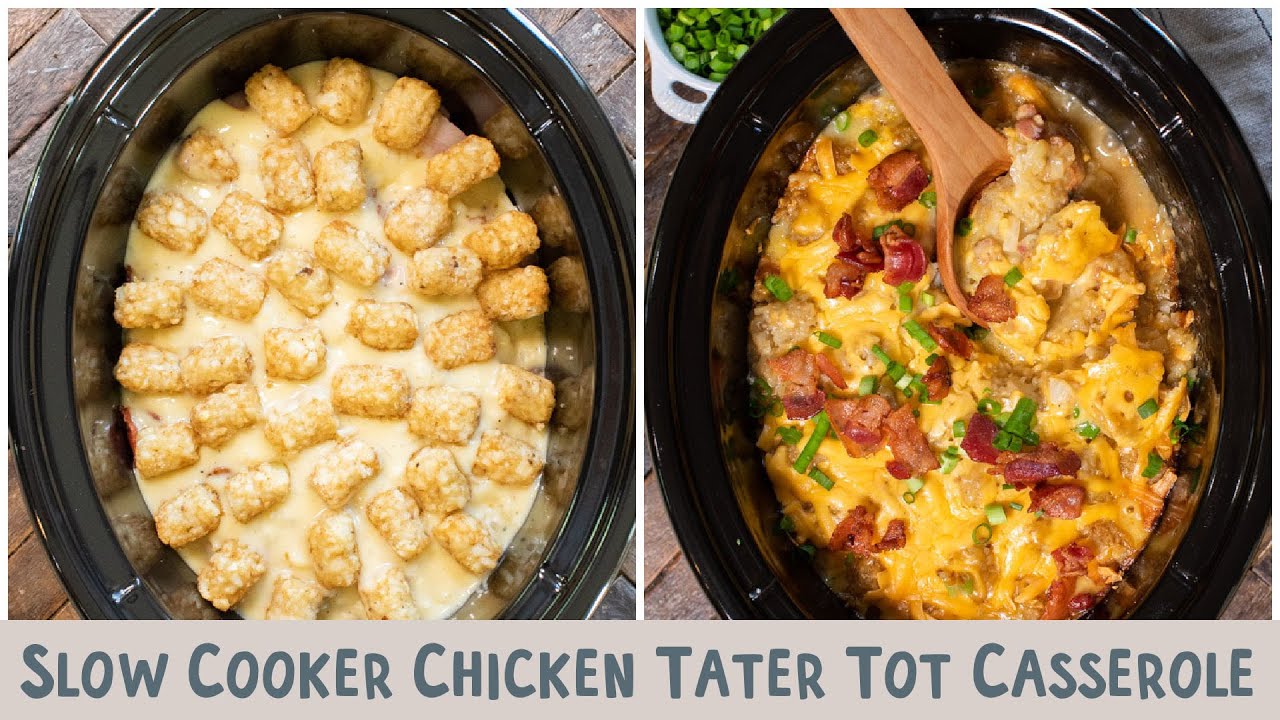 Crock Pot Tater Tot Casserole