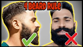 4 Beard Rule Every Guy Should Follow!!(For A Better Beard) | Kampfer_Aditya