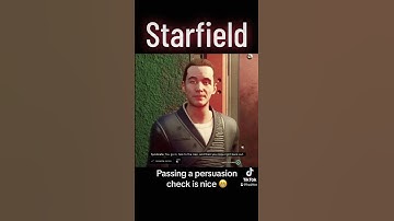 When you pass a persuasion check 😁 #shorts #starfield #bethesda #gaming