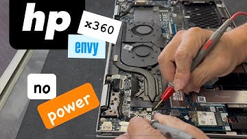hp envy x360 no power and no lights repair