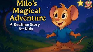 Milo’s Magical Adventure | A Bedtime Story for Kids ✨🐭@ Pumpkin Tv