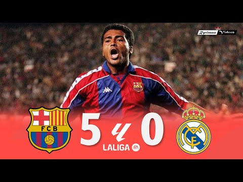 Barcelona 5 x 0 Real Madrid (Romário Hat-Trick) ● La Liga 93/94 Extended Goals & Highlights HD