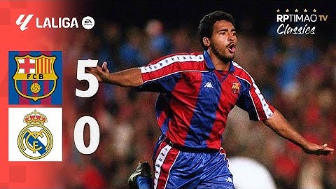 Barcelona 5 x 0 Real Madrid (Romário Hat-Trick) ● La Liga 93/94 Extended Goals & Highlights HD