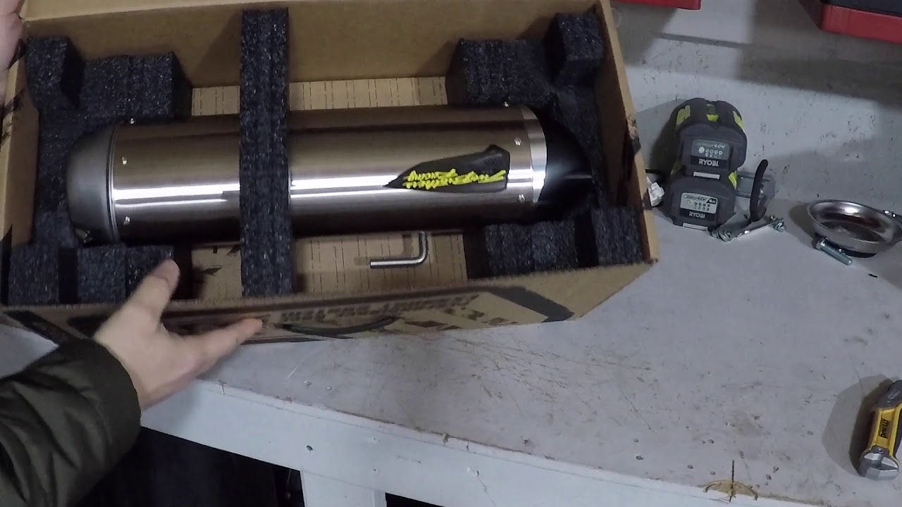 Unboxing Two Brothers S1R Exhaust 4 Can am Spyder F3/S YouTube