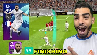 BENZEMA : THE TARGET MAN 🔥 GAMEPLAY REVIEW + PACKOPENING 🔥PES MOBILE