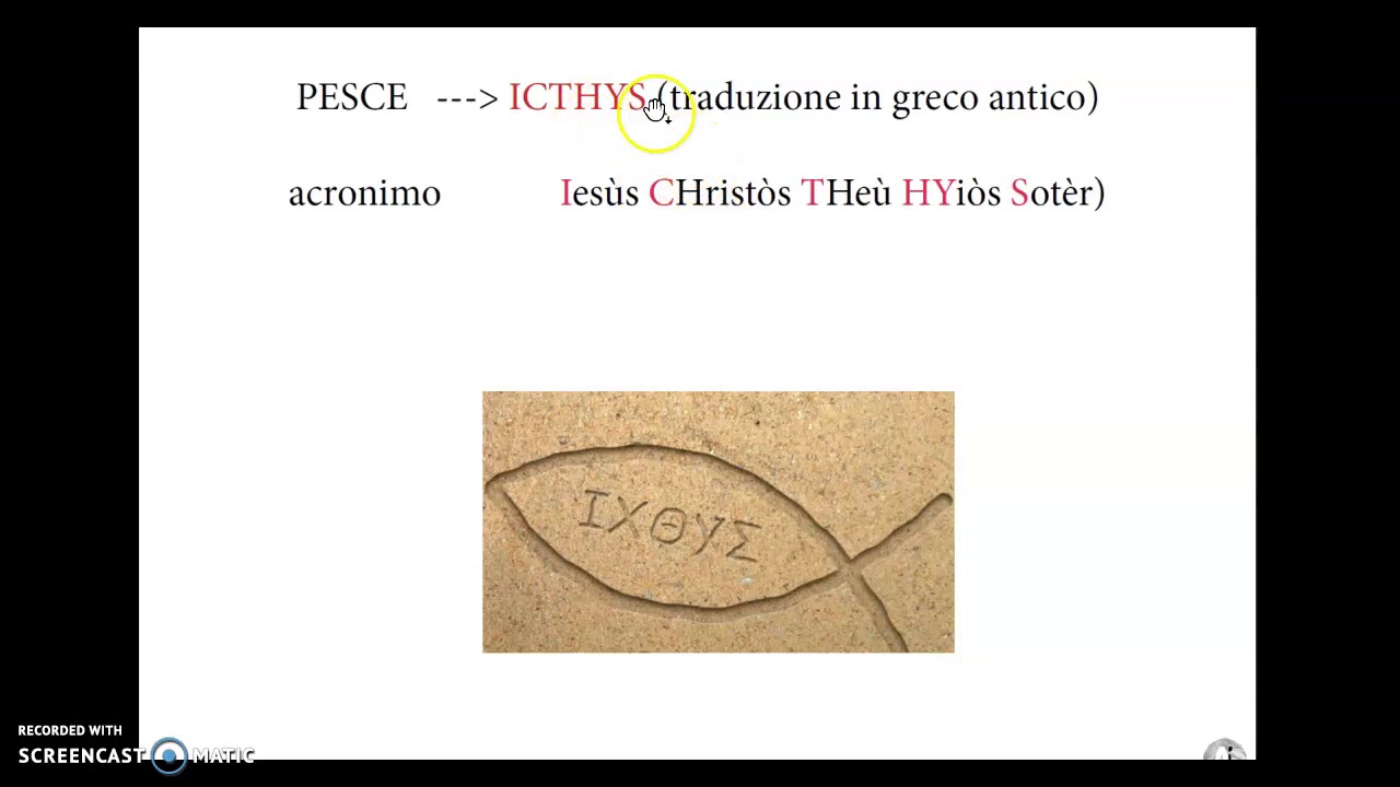 ARTE PALEOCRISTIANA - I SIMBOLI