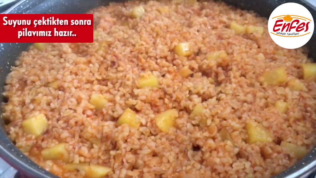 Patatesli Bulgur Pilavı Tarifi – Enfes Yemek Tarifleri – Pratik Yemek Tarifleri – Kolay Yemek Tarifi
