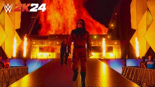 WWE 2k24  Kane 98 Entrance With Theme Song (Slow Chemical) @WWEGames #wwe2k #wwe2k24 #2k