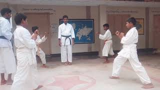 Karate class 10 (second kata bunkai)