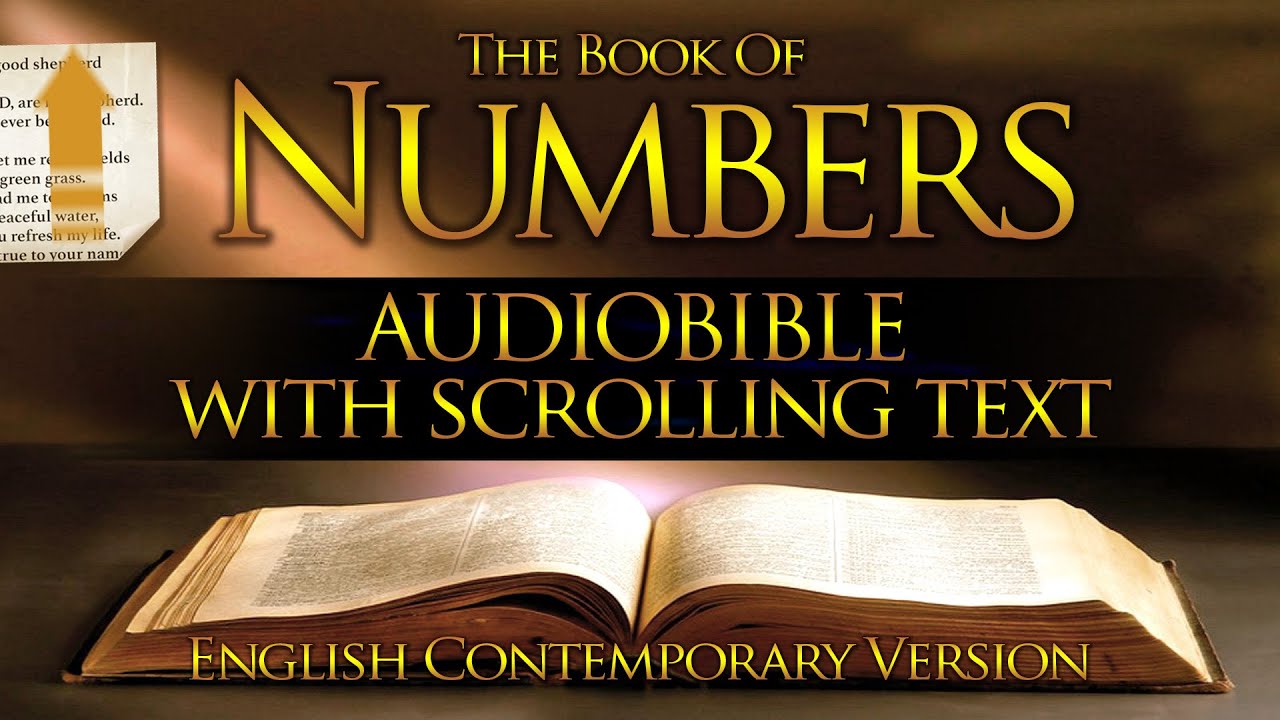 Holy Bible Audio: NUMBERS 1 to 36 - With Text (Contemporary English)