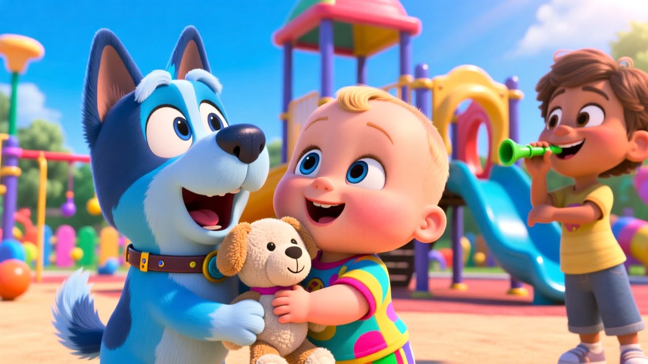 Bluey Play Day Joy 🐾🎉🎶 Fun Kids Song | Playtime & Adventure