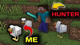 Minecraft, HIDE or HUNT but it's  SHAPE SHIFTER | I can transform into any mob.