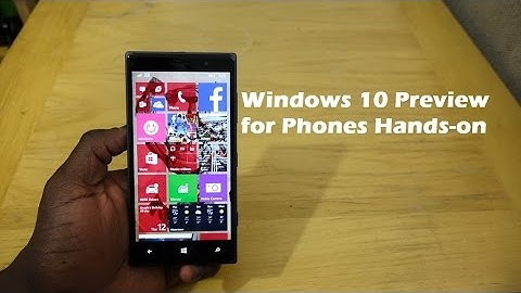Windows 10 Technical Preview for Phone Hands-on [Lumia 830]