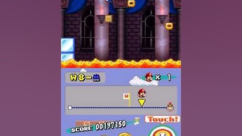 New Super Mario Bros custom level - World 8-Castle