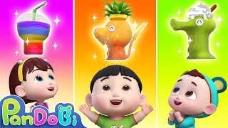 Baby Loves Rainbow Juice | Rainbow Juice Song   More Nursery Rhymes & Kids Songs - Pandobi