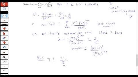 Example on approximating a function at a particular value using Taylor polynomials (11.11, part 2)