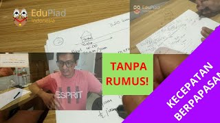 Soal kecepatan jarak dan waktu merupakan terapan materi perbandingan
yang dipelajari di tingkat sekolah dasar.