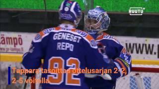 Tapparan tie Suomen mestaruuteen 2017 "Tappara Suomen mestari 2016-17"