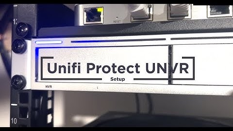 Unifi Protect UNVR Setup & Migration