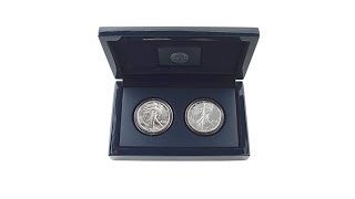 1988 Proof and Uncirculated Silver Eagle Dollar Coins
