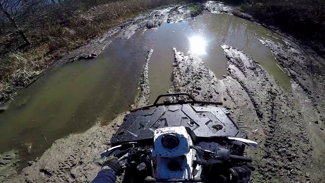 The Mounds Off Road ORV Park, Flint MI Genesee County Muddy Trails  Michigan 2016  Part # 1