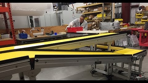 Incline Conveyor System for Pharmacy Fulfillment - Custom Modular Features