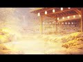 【環境音 / ASMR】静かな雪山の秘境温泉｜湯けむりと雪に包まれる夜｜作業・睡眠・癒し