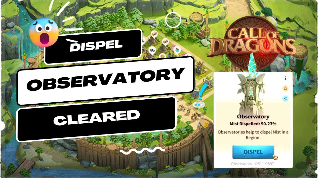 🔴DISPEL OBSERVATORY | CALL OF DRAGONS 14/06/2023 #cod #callofdragons ...