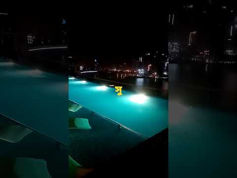swimming pool dubai palm jumeirah UAE  || সুইমিংপুল দুবাইর টপ রুপে