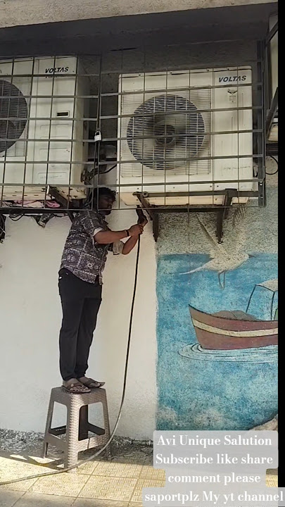 4Tr Voltas Outdoor Unit Service Jetpump ⛽✅#facts#experimnent#shortsfeed#actechnician#subscribe 🧑‍🔧✅💯