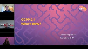 OCA webinar Release OCPP 2.1