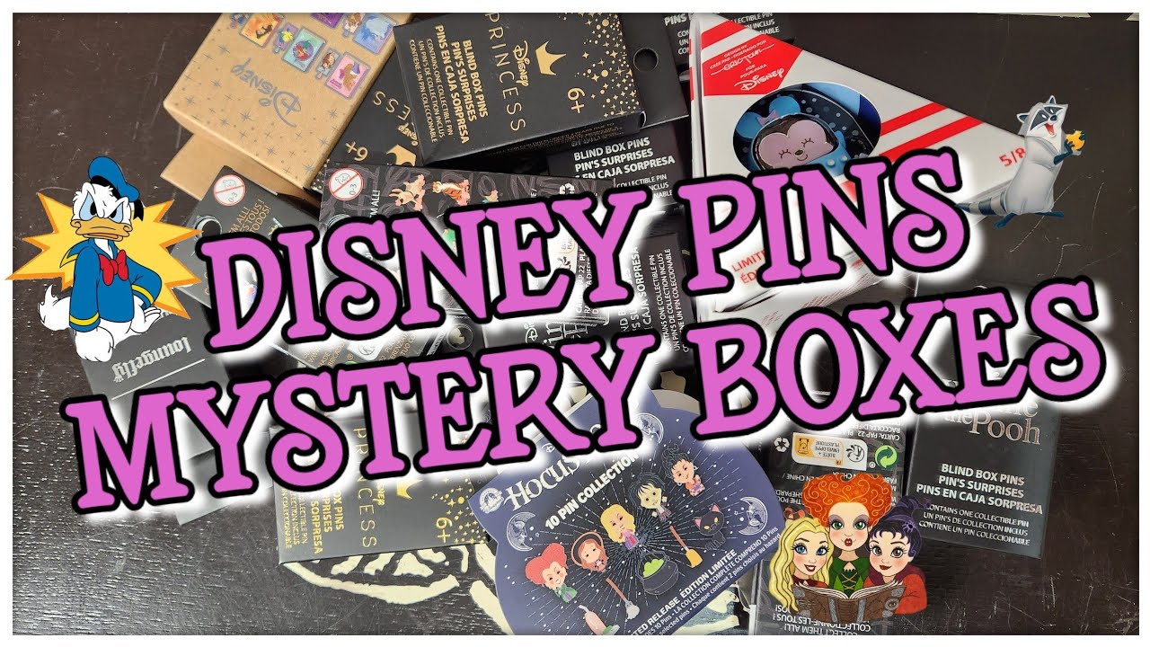 Disney Pin Mystery Boxes What Did BoxLunch Do !! YouTube