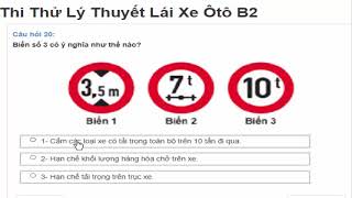 LUYỆN THI LÁI XE B2 ĐỀ 1 screenshot 5