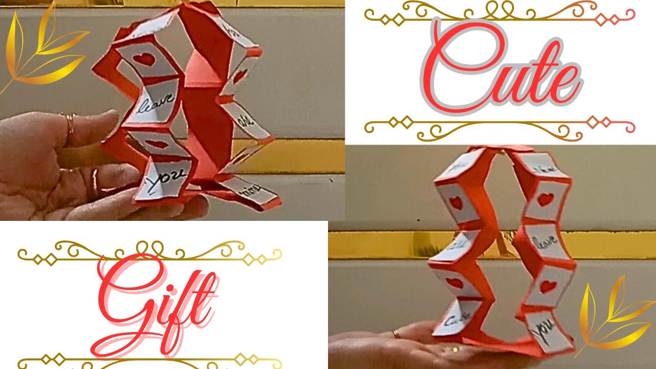 Easy Paper Craft Gift for friend/Diy cute gift/Cute Gift idea for bff