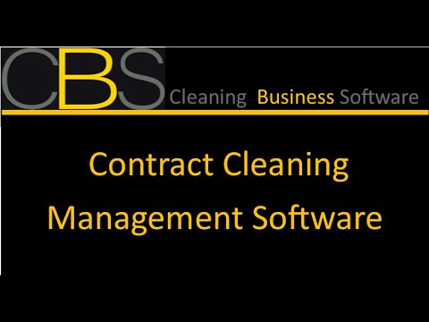 CBS Cleaning Business Software Overview