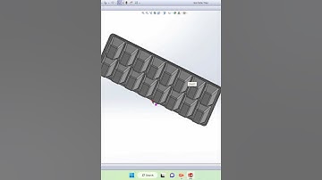🧊Ice cube tray in Solidworks animated  short video. #shorts #short #shortvideo #subscribe #solidwork